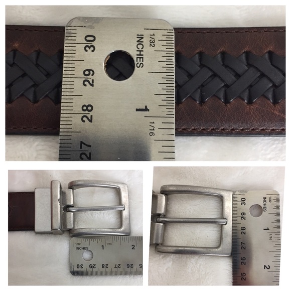 Men’s Columbia Leather Brown Belt 38 - Picture 6 of 7